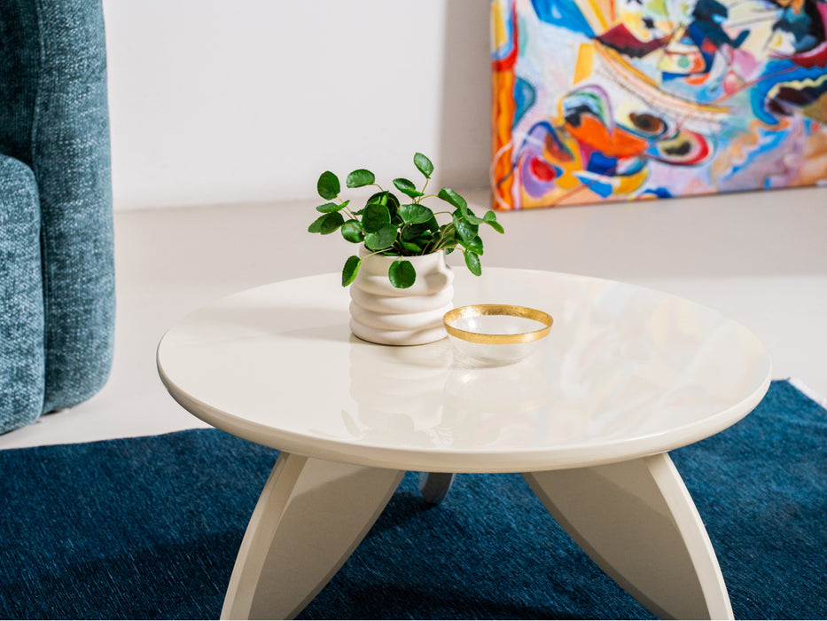 Peira Coffee Table Cream Gloss