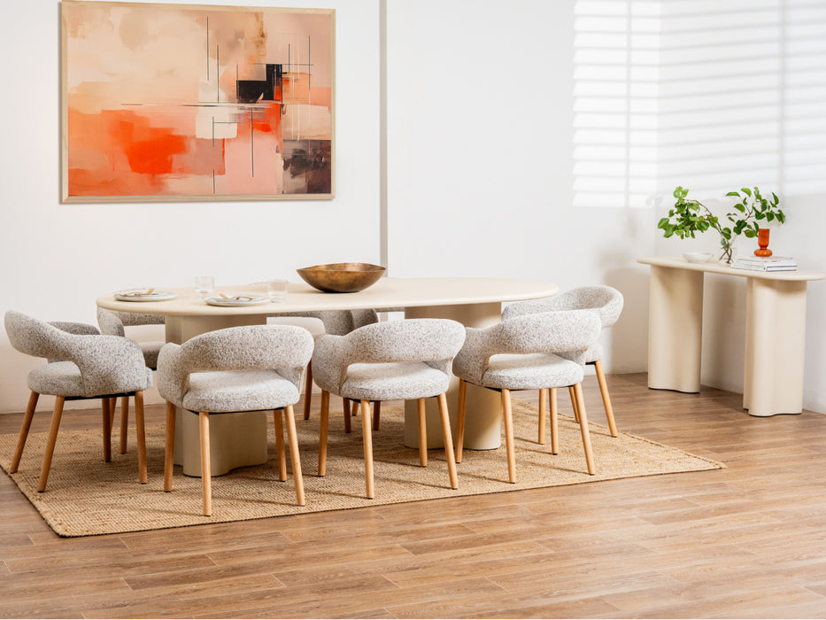 Coastel Dining Table Pebble