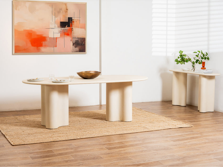 Coastel Dining Table Pebble