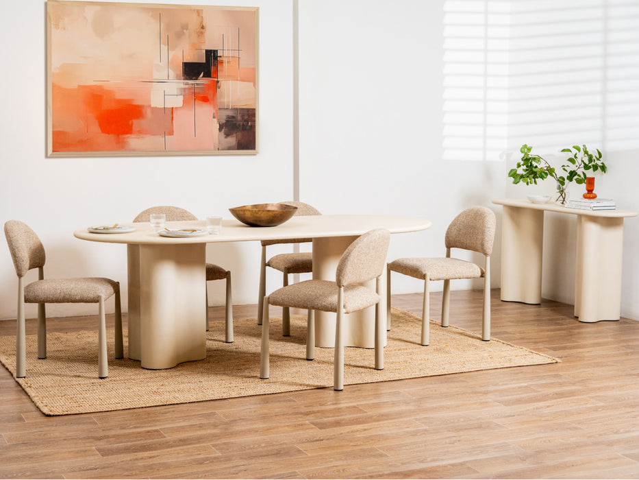 Coastel Dining Table Pebble