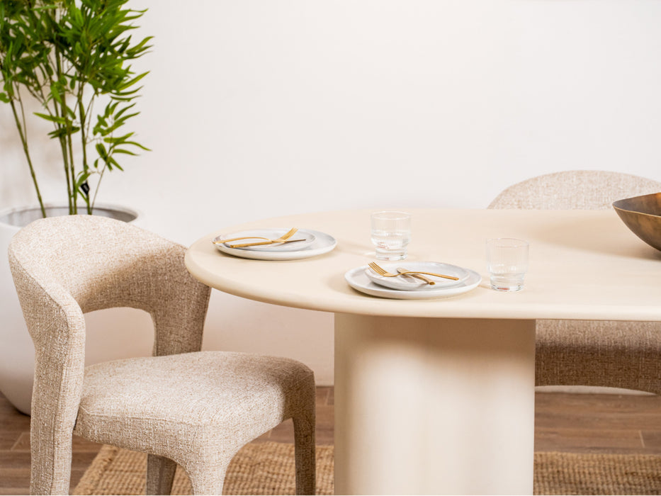 Coastel Dining Table Pebble