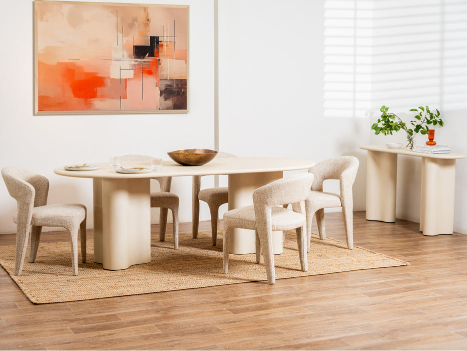 Coastel Dining Table Pebble