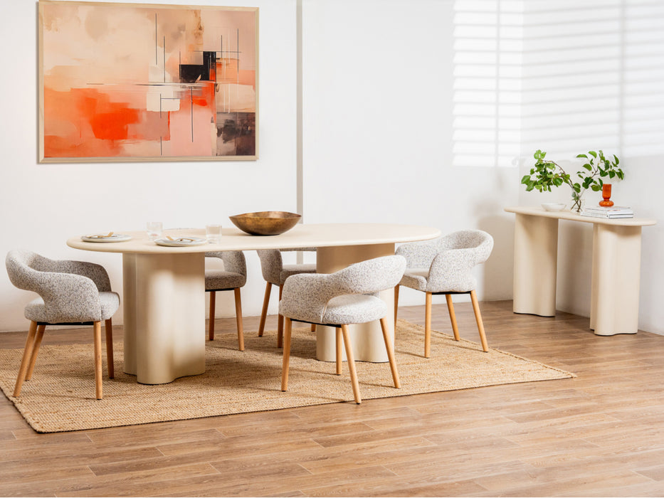 Coastel Console Table Pebble