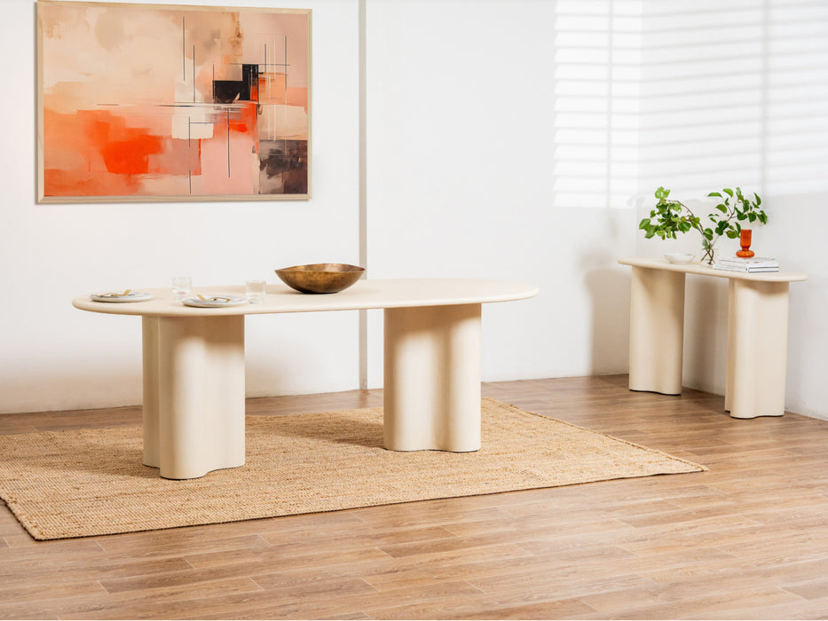 Coastel Console Table Pebble