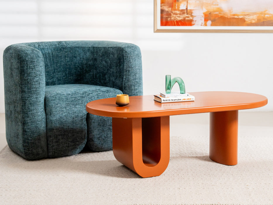 Citrine Coffee Table Orange Matte