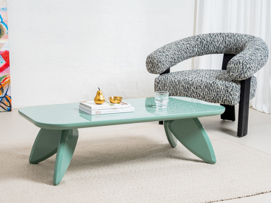Hughes Coffee Table Mint Gloss