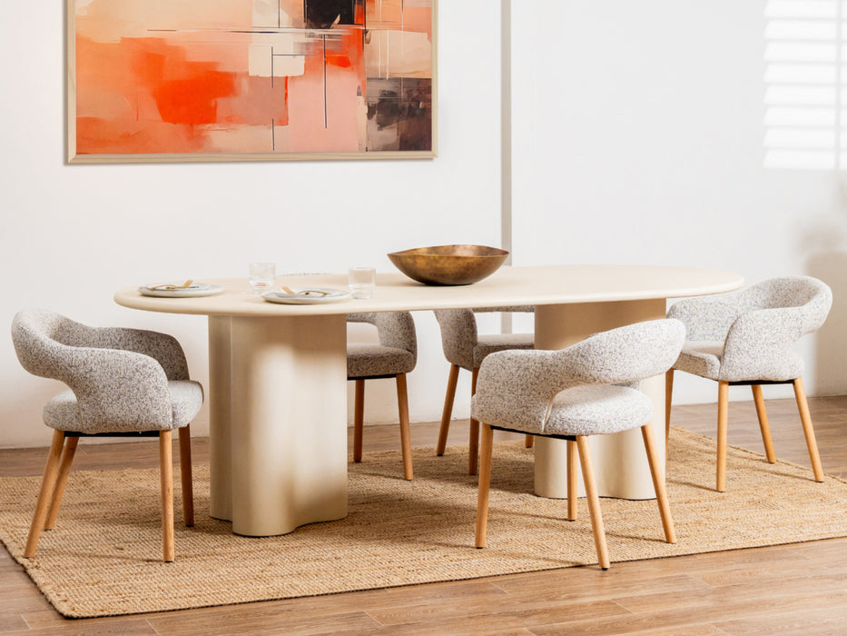 Coastel Dining Table Pebble