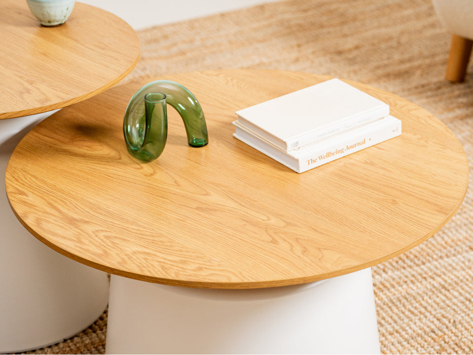 Colter Coffee Table Set Oak