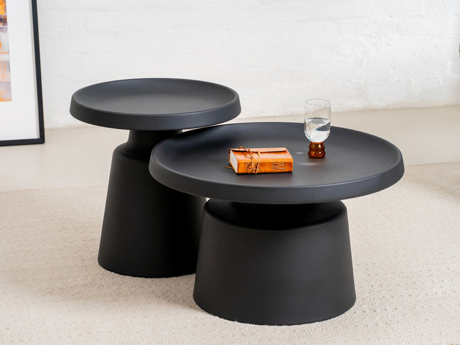 Fenwick Coffee Table Set Black