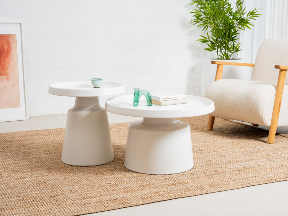 Fenwick Coffee Table Set White