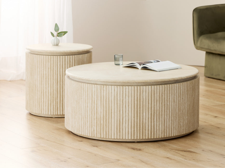 Emory Coffee Table Travertine
