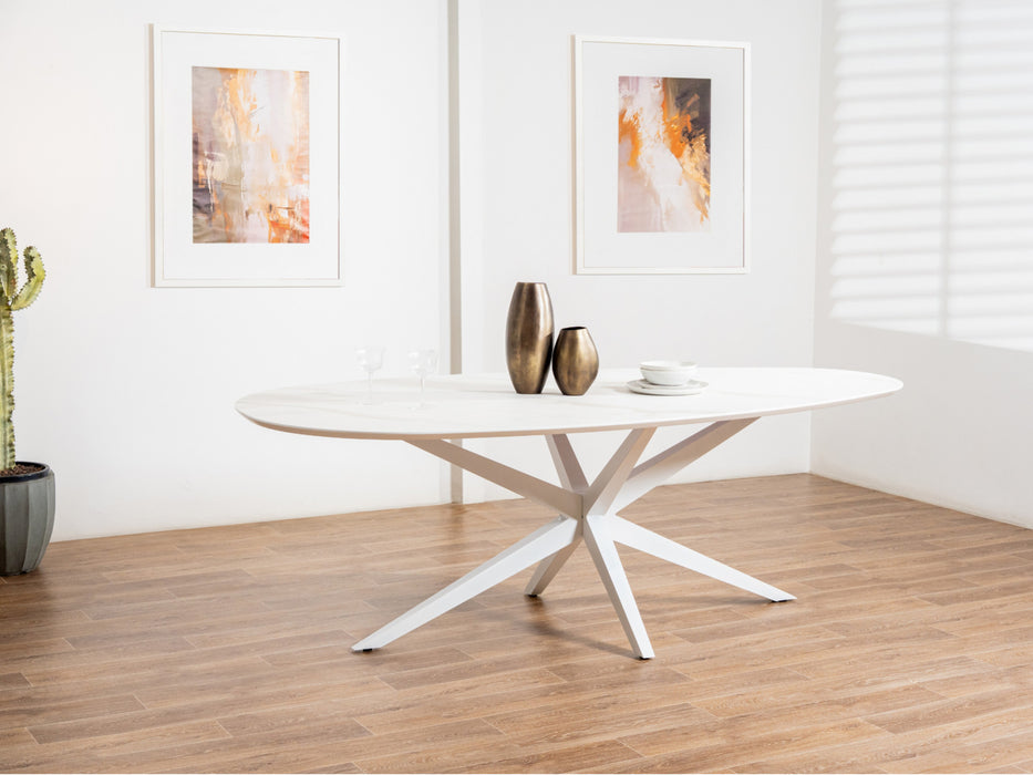 Darius Dining Table White Cloud