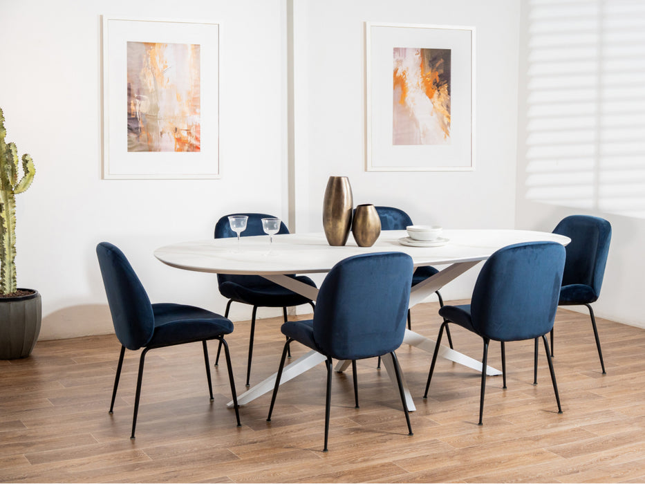 Darius Dining Table White Cloud