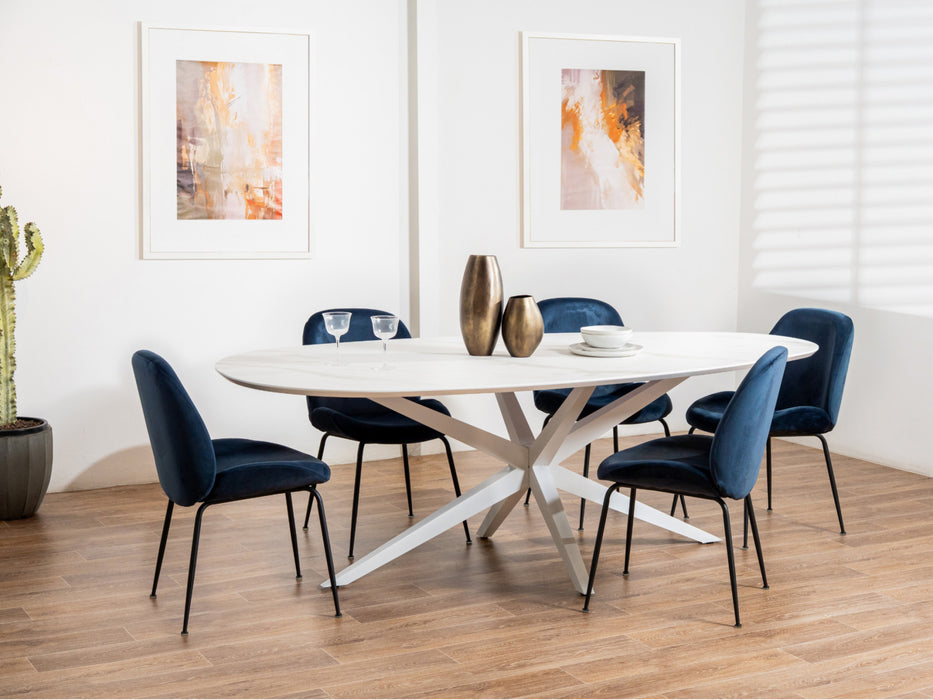 Darius Dining Table White Cloud