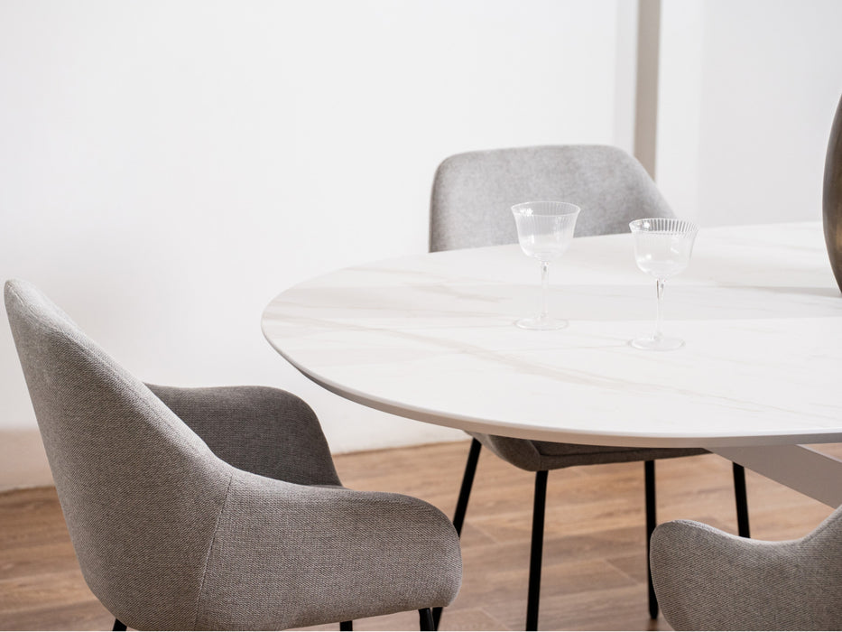 Darius Dining Table White Cloud