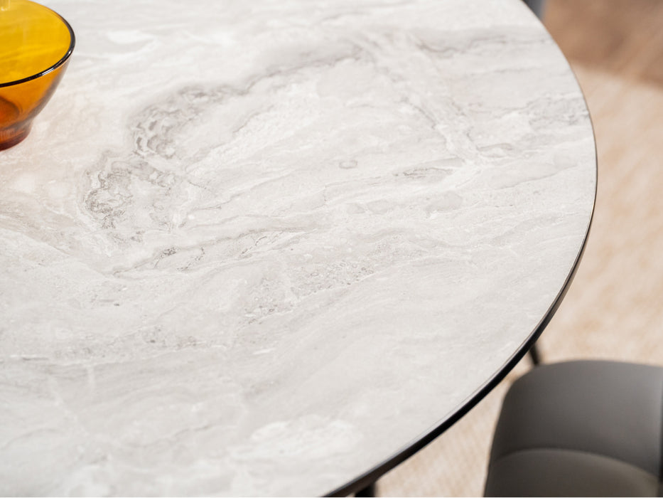 Villara Dining Table Grey Cloud