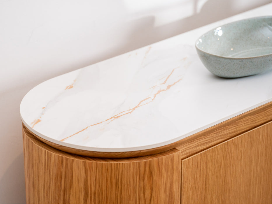 Lucano Buffet Natural With Ceramic