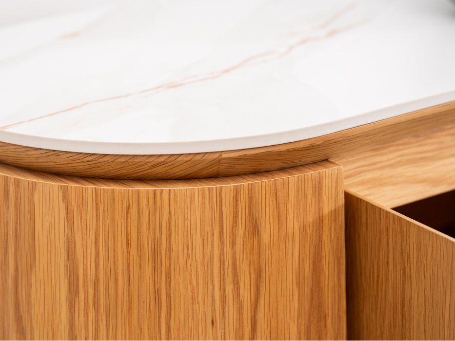 Lucano Buffet Natural With Ceramic