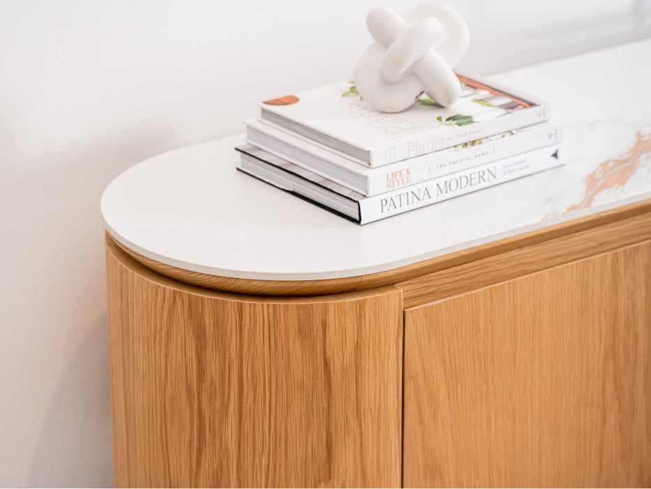 Lucano Buffet Natural With Ceramic