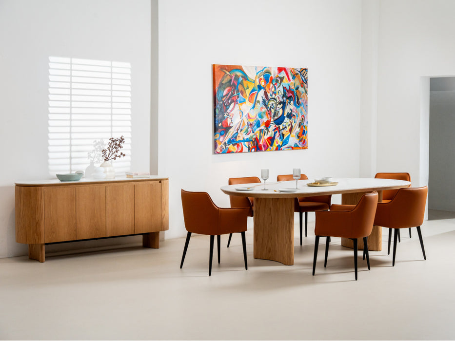 Lucano Buffet Natural With Ceramic