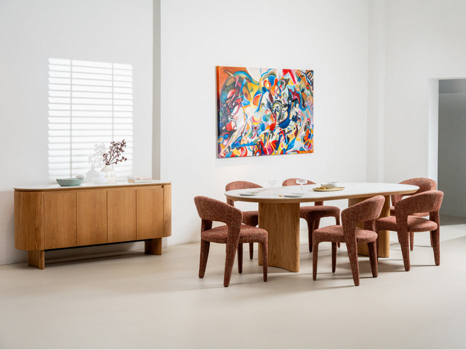 Lucano Buffet Natural With Ceramic