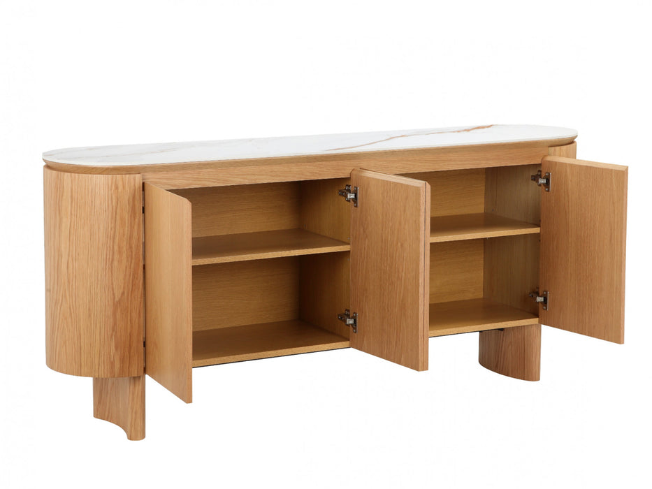 Lucano Buffet Natural With Ceramic