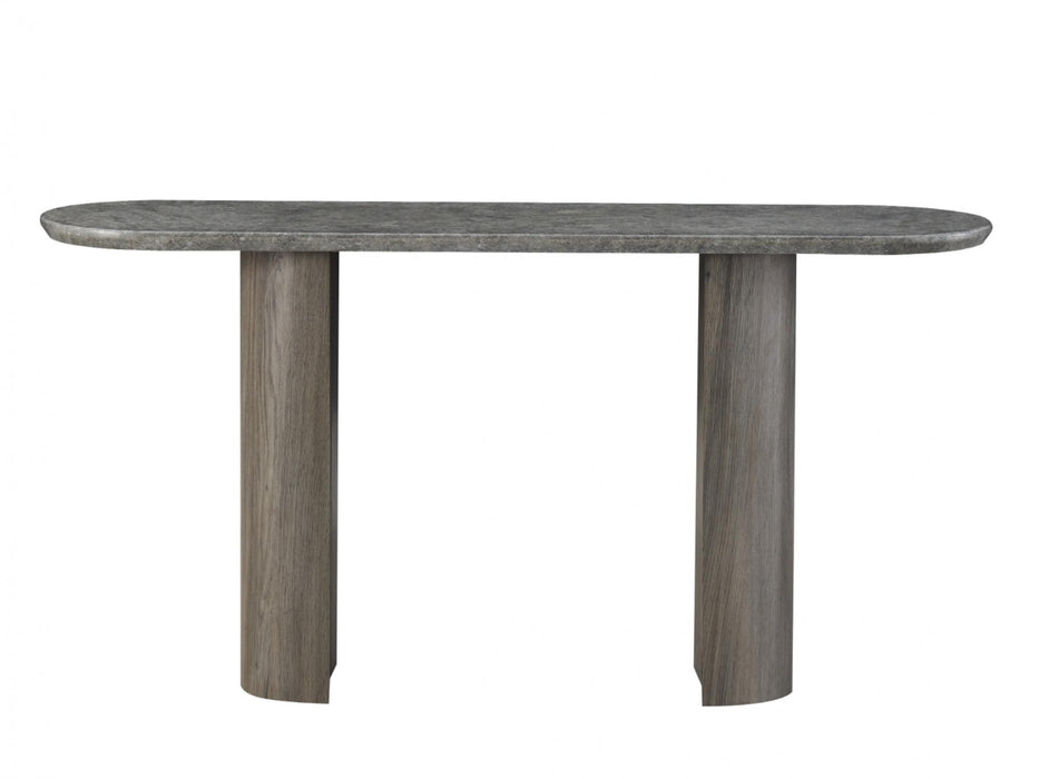 Corvin Console Table Grey Marble
