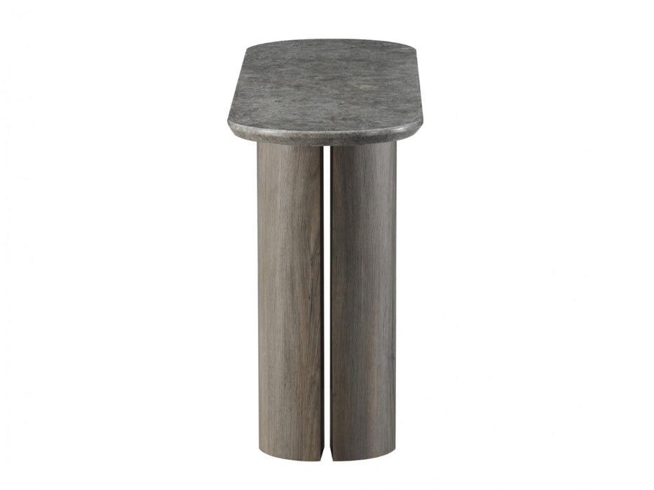 Corvin Console Table Grey Marble