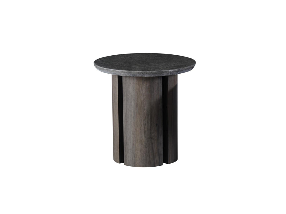 Corvin Side Table Grey Marble