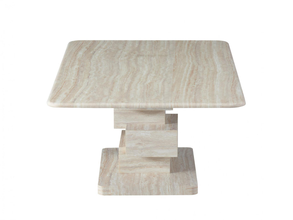 Erion Coffee Table White Travertine