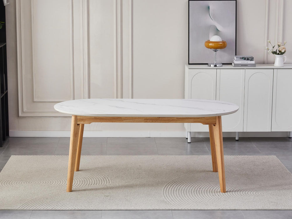 Finlor Dining Table Snow White