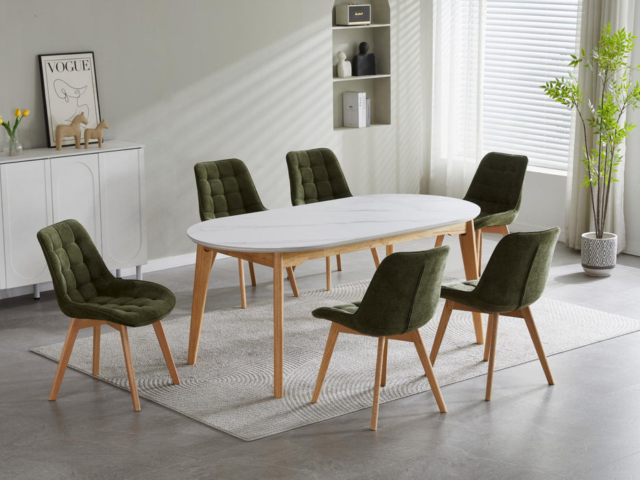Finlor Dining Table Snow White