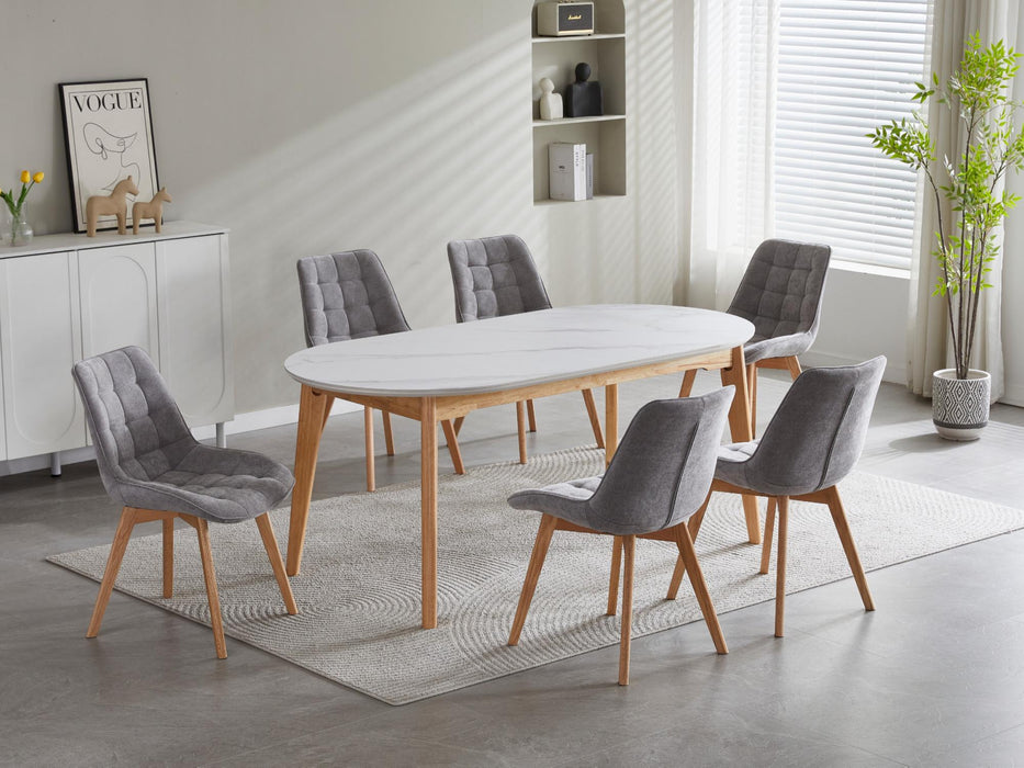 Finlor Dining Table Snow White