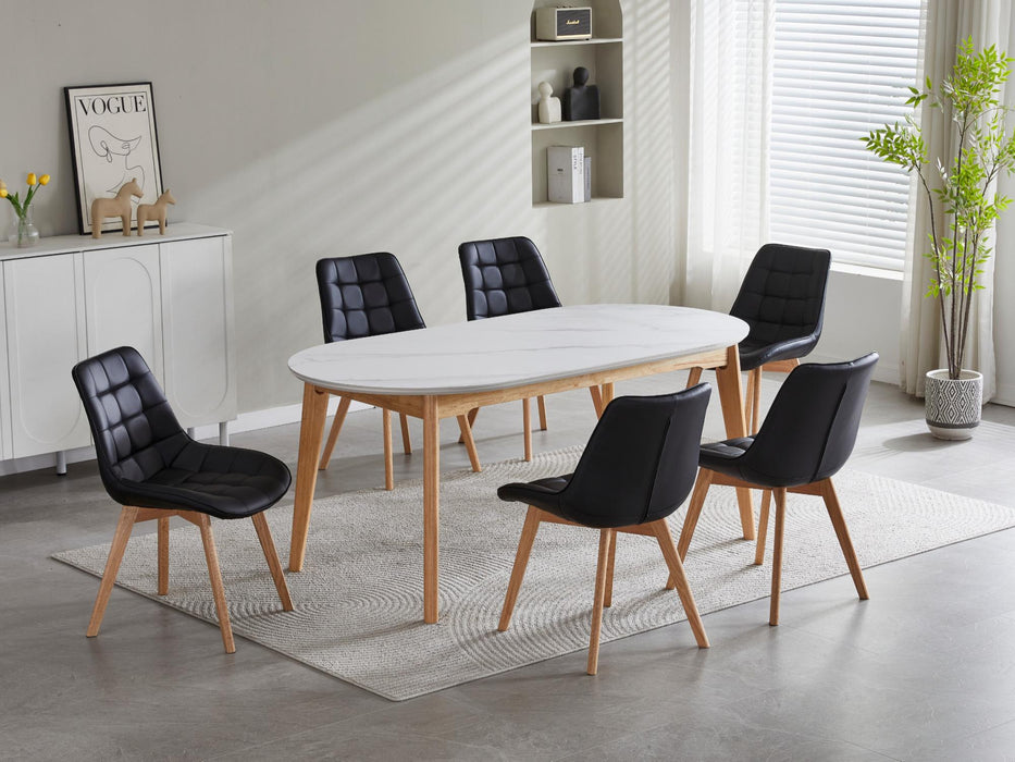 Finlor Dining Table Snow White