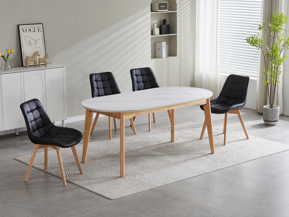 Finlor Dining Table Snow White