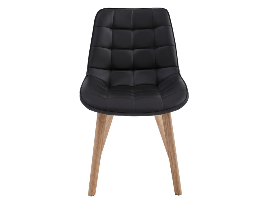 Foresta Dining Chair Black / Natural (Set of 4)