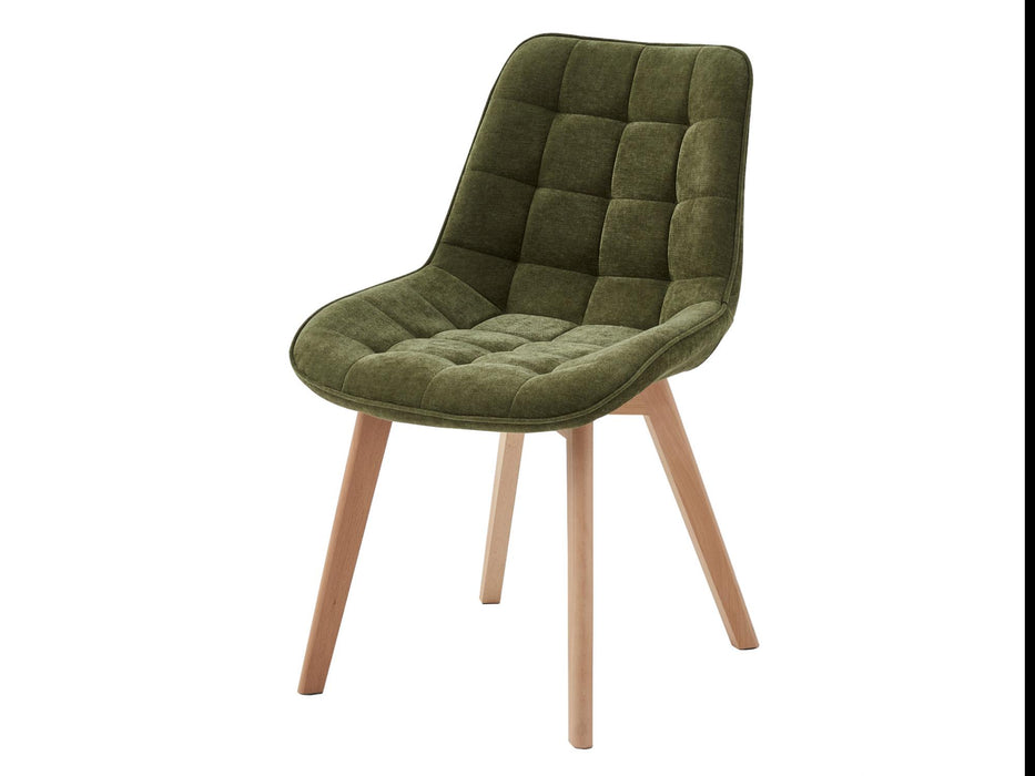 Foresta Dining Chair Green / Natural (Set of 2)