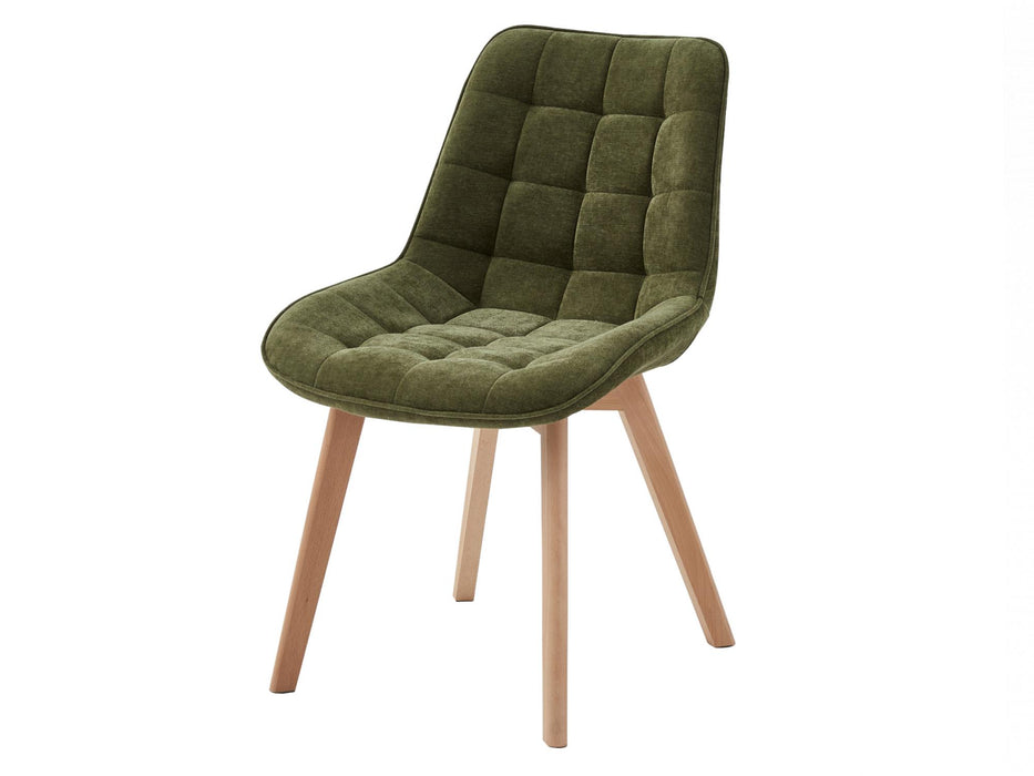 Foresta Dining Chair Green / Natural (Set of 4)