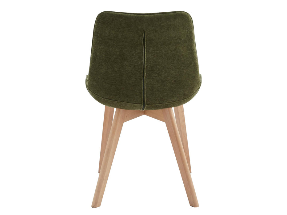 Foresta Dining Chair Green / Natural (Set of 4)