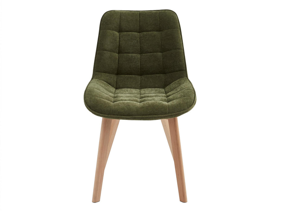 Foresta Dining Chair Green / Natural (Set of 4)