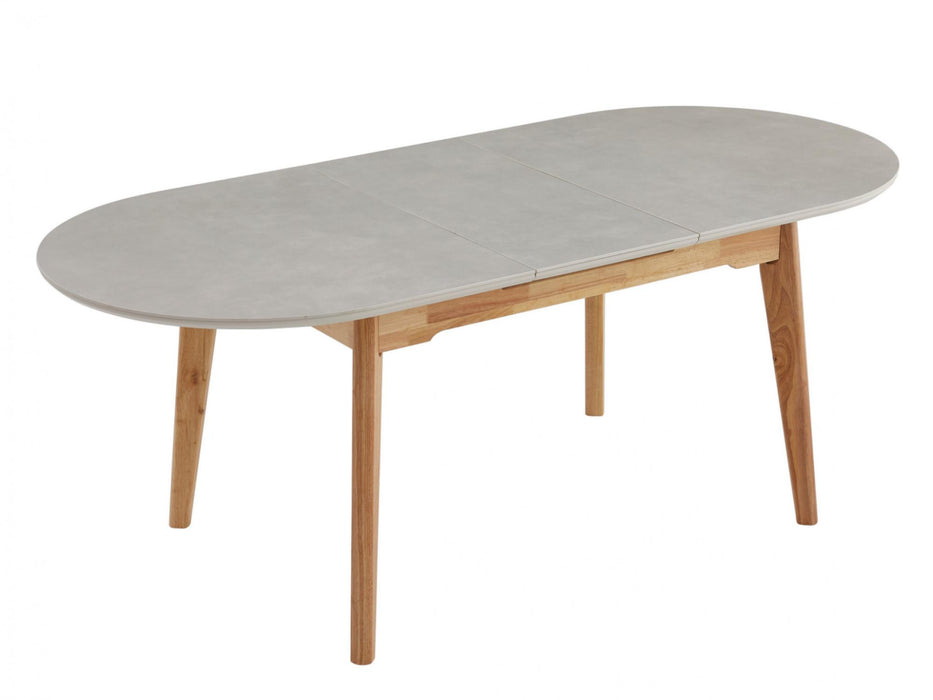 Swedon Extension Dining Table Light Grey