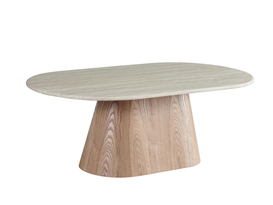 Wexley Coffee Table White Travertine