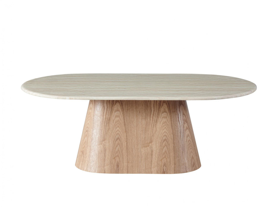 Wexley Coffee Table White Travertine