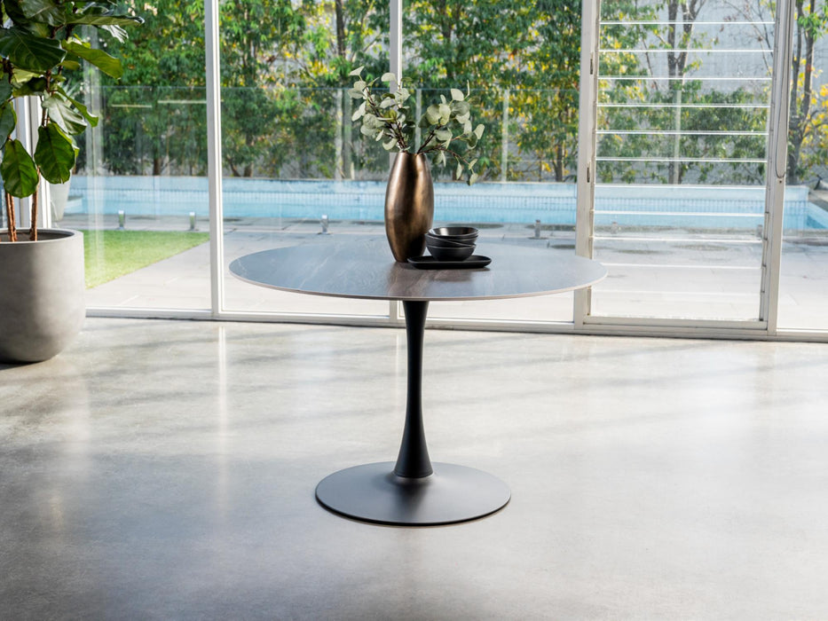 Scana Large Dining Table Black Sand