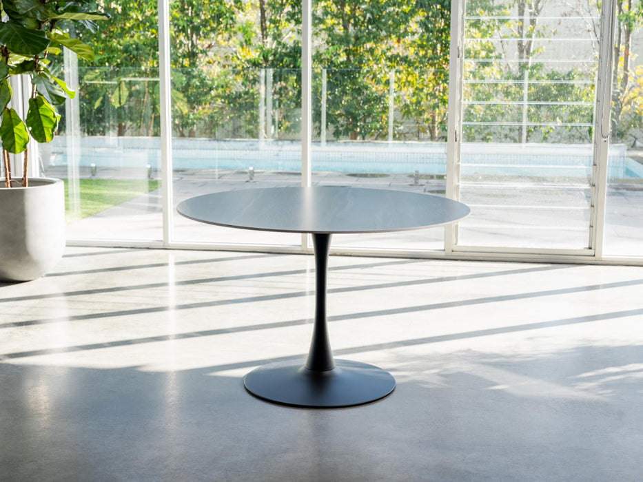 Scana Large Dining Table Black Sand