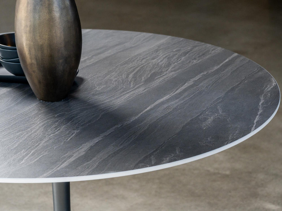 Scana Large Dining Table Black Sand