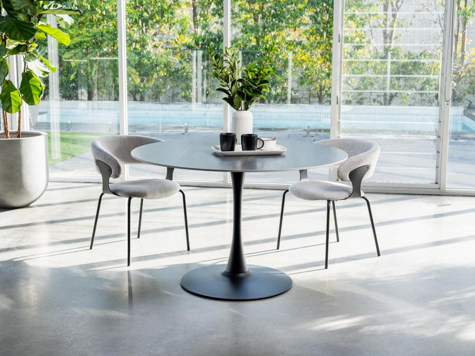 Scana Large Dining Table Black Sand