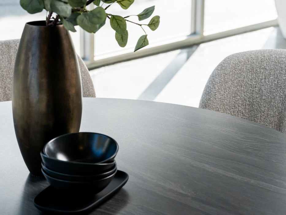 Scana Large Dining Table Black Sand