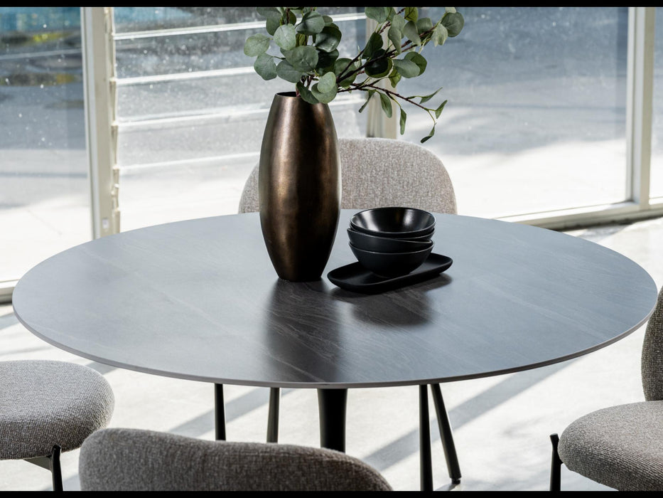 Scana Large Dining Table Black Sand