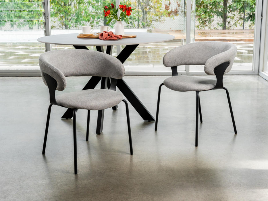 Kellan Dining Chair Silver Grey (Set of 2)